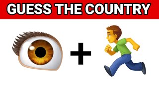 Guess the country by emojis in 5 seconds...