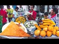 Cheapest Evening Tiffins in Kakinada Only 20₹/- | Mysore Bonda &amp; Onion Dosa | Street Food India