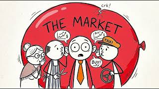 Why the Stock Market Crashes (Explained With Stickmen) #stockmarket #stickman #stocks #shorts #fyp 