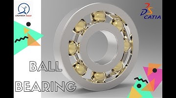 CATIA TUTORIALS| HOW TO MAKE BALL BEARING IN CATIA V5 R20 | CADTECH MAHI #7
