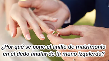 ¿Qué dedo anular para el matrimonio izquierdo o derecho?