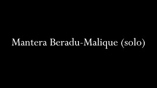 Mantera Beradu - Malique(Solo) karaoke version