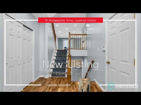 18 BRIDGEPOINTE DRIVE, Laurence Harbor, NJ home video tour