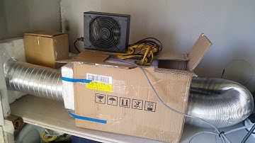 Antminer L3+ S9 D3 Noise Reducion Cooling System Setup  "Homemade" Bitmain miner