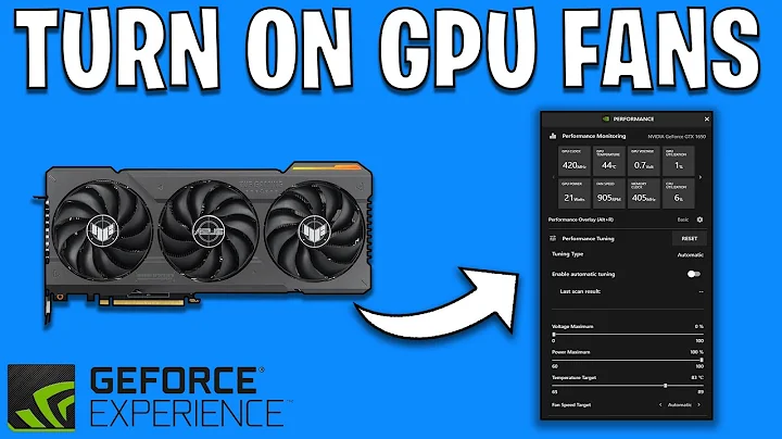 How To Turn On GPU Fans Using Nvidia Experience | Change Fan Speed On Nvidia Graphics Card