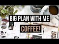 Plan With Me // Big Happy Planner // Coffee Spread! // September 28, 2020