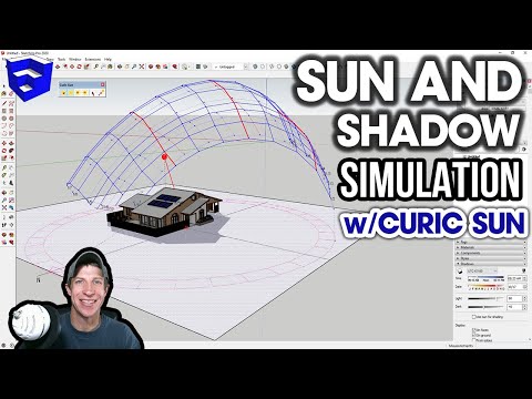 SUN AND SHADOW Simulation in SketchUp with Curic Sun