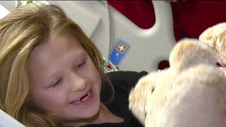 Santa visits Akron Children`s Hospital