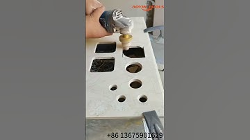 Diamond Step Chamfer Drill Bit #tools #diamond #diy #stone #construction