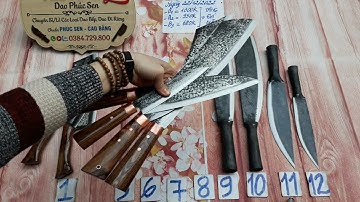 #Dao_Phúc_Sen #Dao_Bếp BỘ DAO BẾP XỊN SÒ CHUẨN PHÚC SEN CB (0384.729.800)