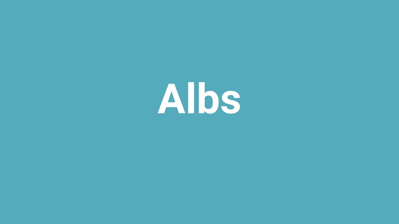 'Albs' Meaning and Pronunciation
