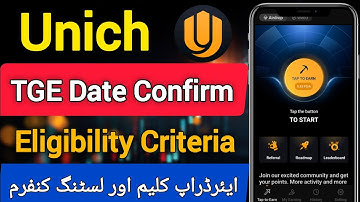 Unich Airdrop TGE Confirm || Unich Airdrop Listing Date Unich Airdrop New Update