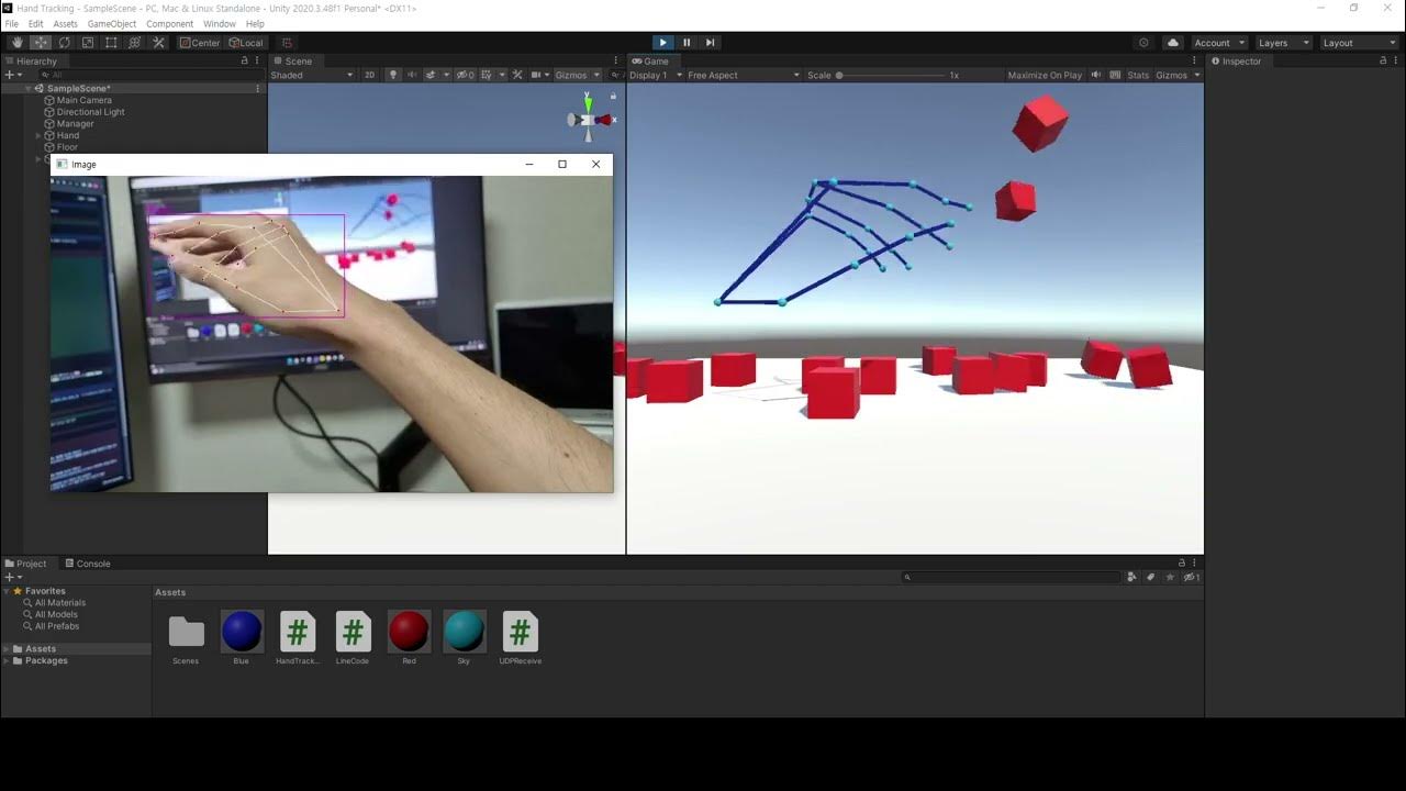 [ Unity & MediaPipe ] Real Time Hand Tracking Interaction - YouTube