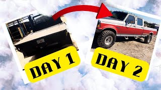 How I Built My DREAM TRUCK in 2 DAYS! StepByStep