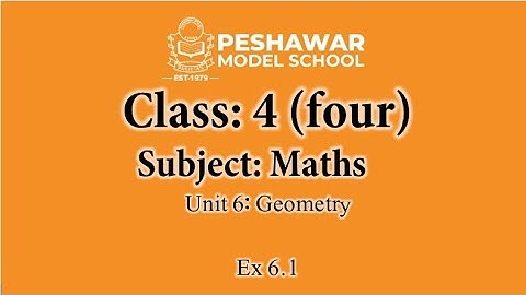 Maths | Class 4 | Unit 6 | Ex: 6.1