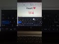 Heart Short Cut Key in MS Word Computer Tricks #computertricks #mswordkeys #excelkeys #powerpoint