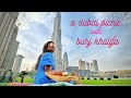 🌻 a summer picnic at Burj Park 🌻 | Hidden gem in downtown Dubai with best Burj Khalifa view! 🗼