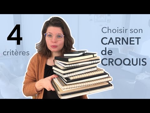 Vidéo: Comment Choisir Le Bon Carnet De Croquis Pour Le Dessin
