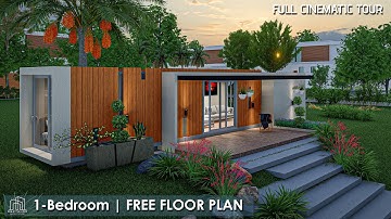 Tiny House, BIG Luxury: Stunning 1-Bedroom Shipping Container Home Tour