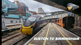 London Euston To Birmingham New Street Avanti West Coast Class 390124 Pendolino