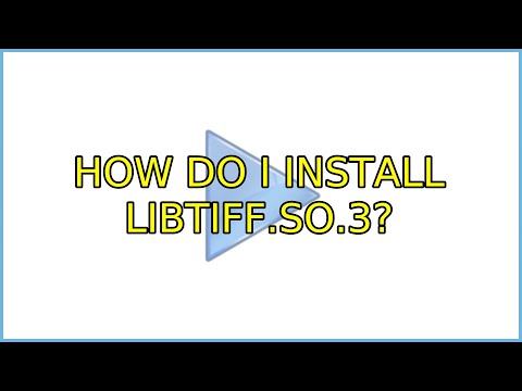 Ubuntu: How do I install libtiff.so.3? (5 Solutions!!)