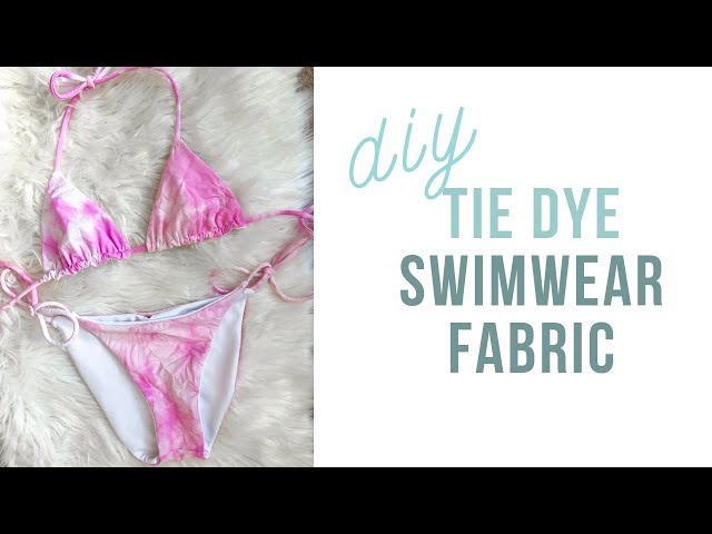 Cake Break: How to Tie Dye Synthetic Fabric (It's different than