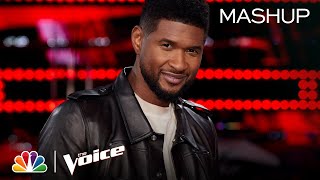 Mega Mentor Usher Has Quite a Way with Words - The Voice Knockouts 2020