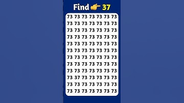 Find The Odd Number 37 #findtheoddnumber #shorts #maths #riddle #puzzle #viral #viralshorts #quiz