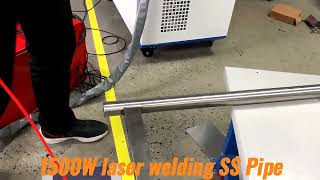 Nanjing Speedy Laser-Hand-held 1500W laser welding machine for stainless steel pipe