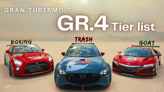 The Ultimate Gran Turismo 7 Car Tier List - Gr. 4