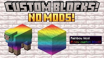 How to Make Custom Blocks in Minecraft 1.21.5