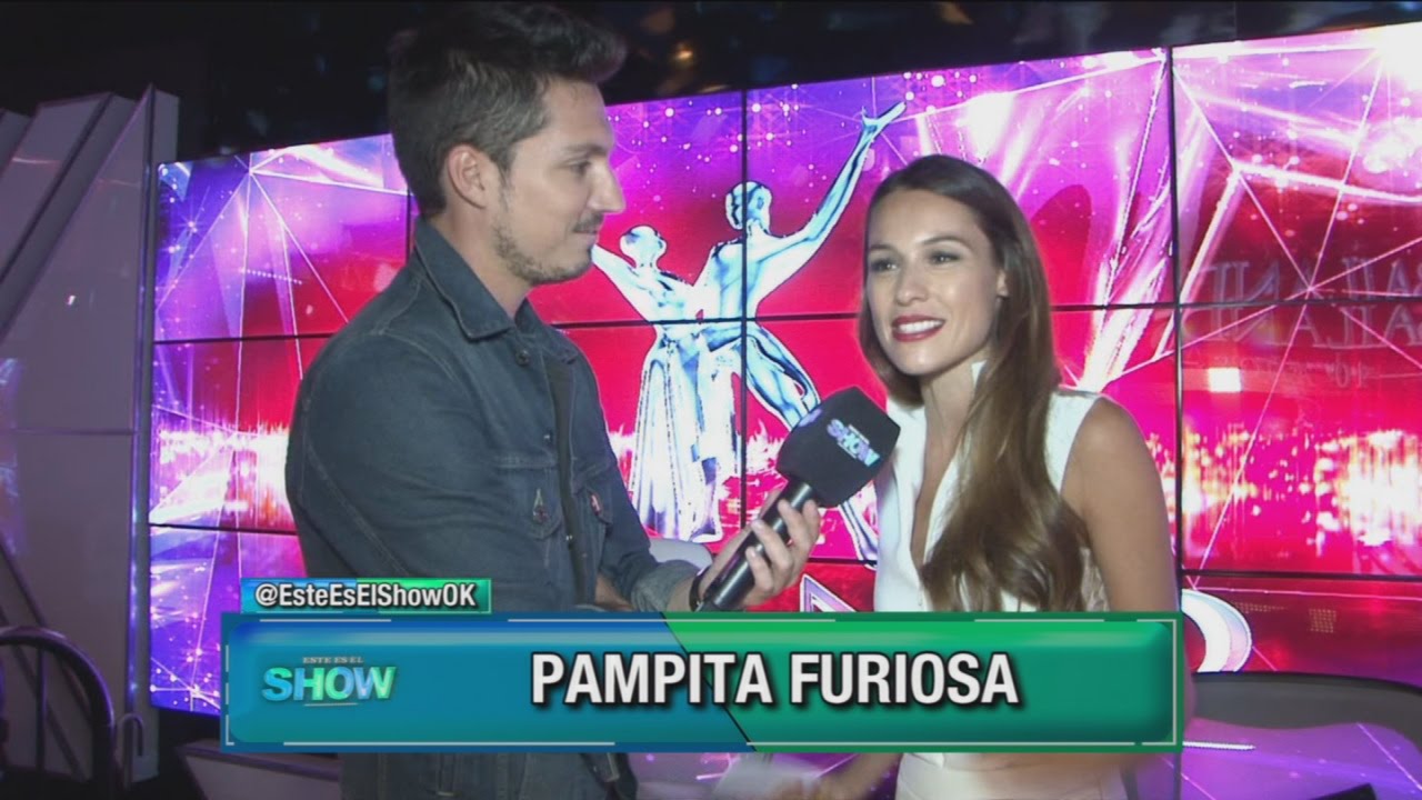 Pampita furiosa en Este es el show