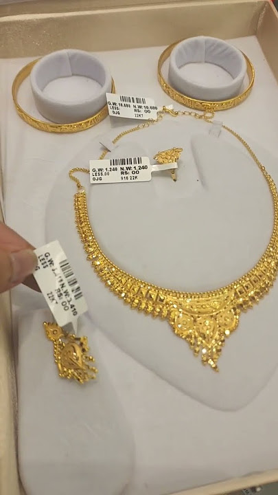 Necklace set✨️#22krt#Best Jewellery Guwahati#Oscar#Lakhtokia Assam#goldjewellery#viral#trending