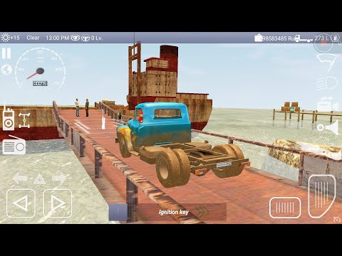 Zil 130 Truck Boarding On Ship To New World | Russian Car Driver ZIL 130 Android  Gameplay HD