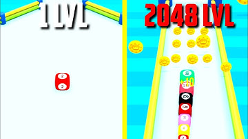 MAX LEVEL in 2048 Run 3D - Number Puzzle Gameplay