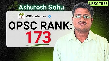 Ashutosh Sahu - Rank 173 (Topper
