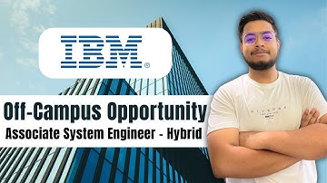 IBM Hiring Alert !! | Associate System Engineer | Batch 2025 | Hybrid