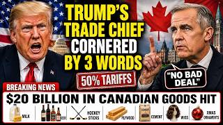 Trump's Trade Chief Tried to Corner Canada… Carney's 3-Word Warning Left Washington Speechless