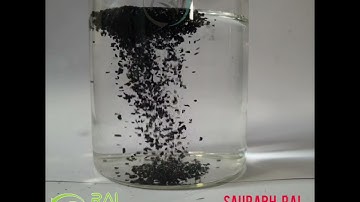 Activated carbon water bubble test