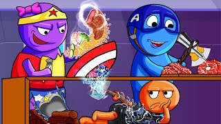 Rainbow Friends 2, But What Would The Avengers' Daily Life Be Like? | Rainbow Friends 2 Animation