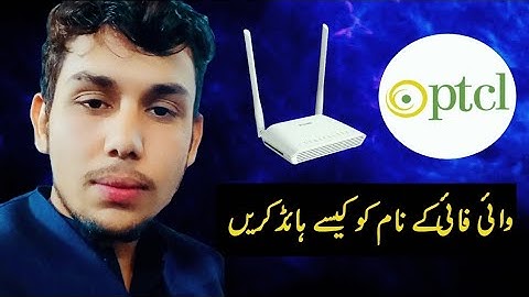 Ptcl wifi ko hide kaise kare| Ptcl name ko hide kaise kare