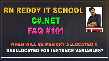 C# FAQ#101 When will be Memory allocated and deallocated for local variables?