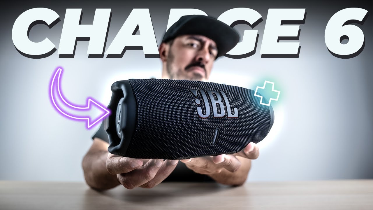Caixa de som Bluetooth JBL Charge 6 Original - Vermelha
