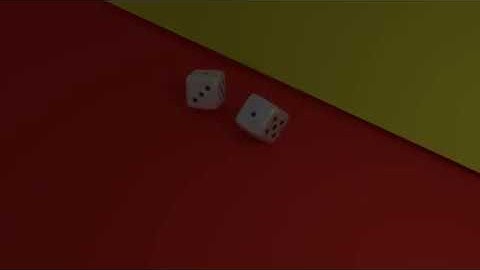 My First Animation Video | Throwing Dice | Created With Blender