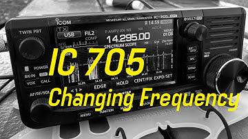 IC 705 How to Change the Frequency