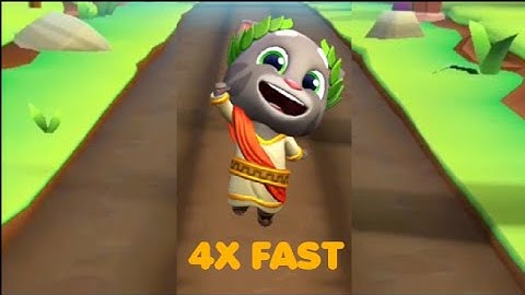 4X Fast Talking Tom Gold Run Dino World Gameplay Android @trascende