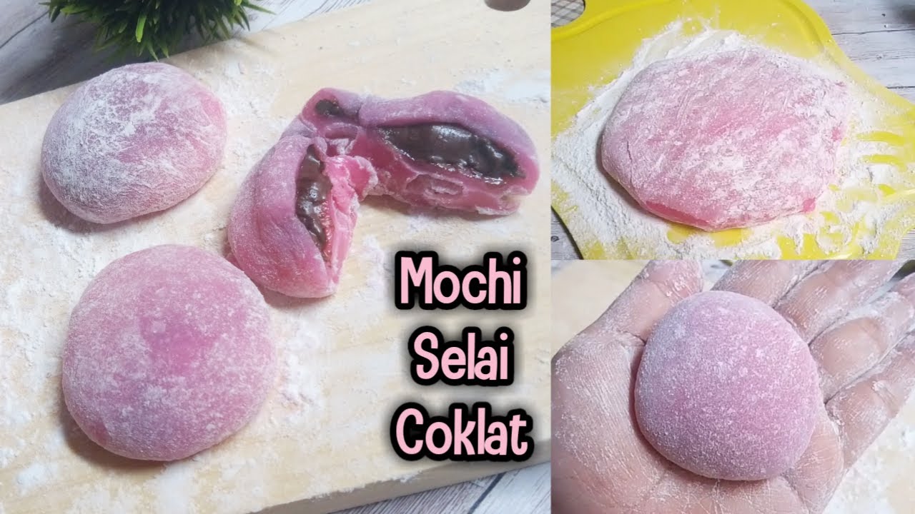 MOCHI SELAI COKLAT | KUE MOCHI TAKARAN SENDOK 