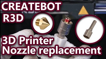 3D Printer Nozzle replacement-CREATEBOT&R3D