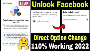 get a code by email option Kaise laye 2022 | locked facebook