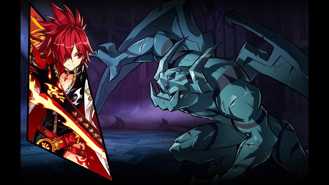 [Elsword TW] Flame Lord - Shadow of the Masterless Castle (17-X) Solo ...